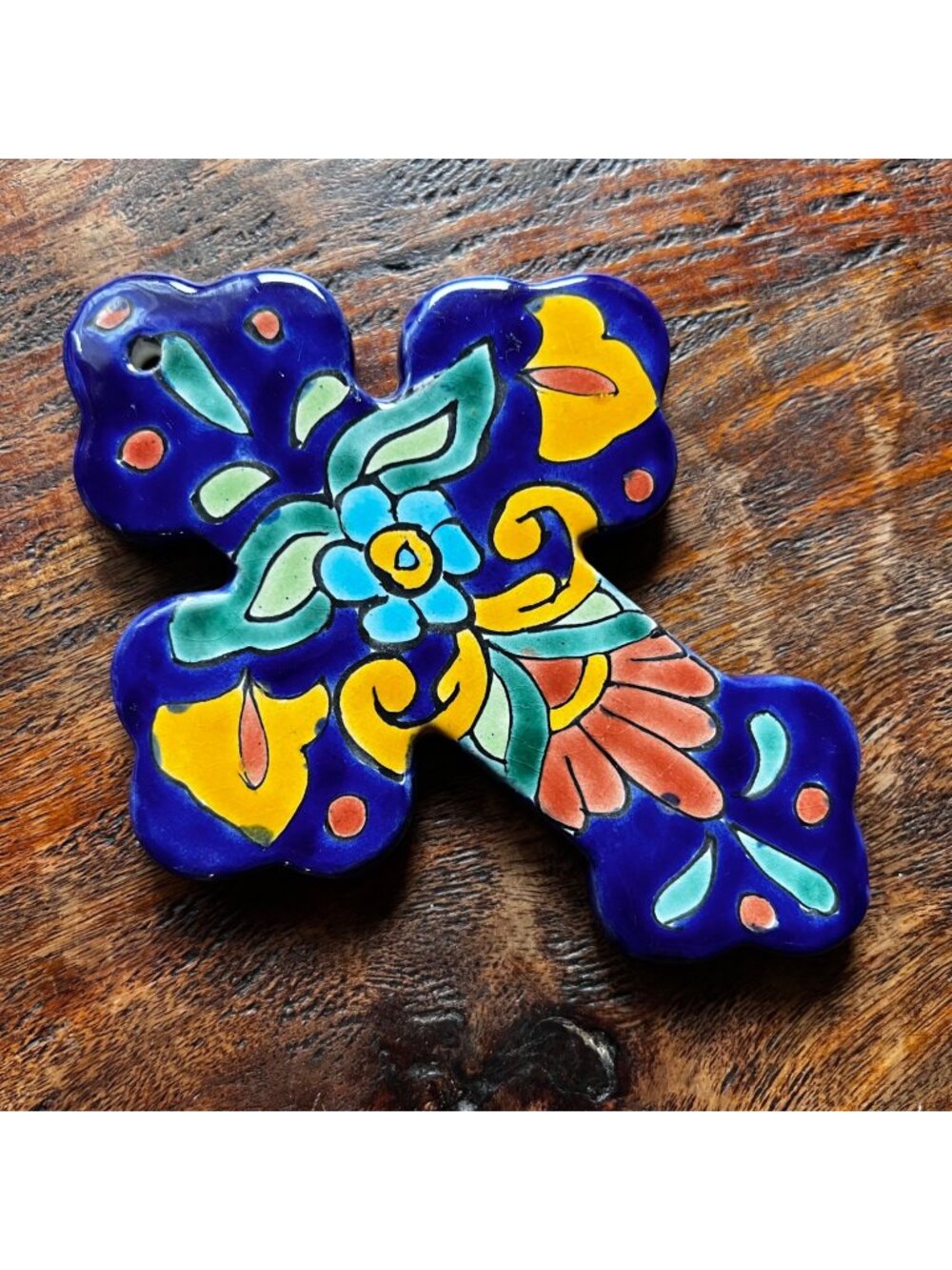 Talavera Wall Cross 6 inch